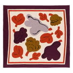 Marimekko Tovaglia Kukasta kukkaan, 140 x 140 cm, hay - prugna - bronzo - terracotta, vista 1