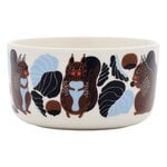 Marimekko Oiva - Kurre kulho, 5 dl, valkoinen - ruskea - musta - vaaleansininen, näkymä 1