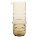 Marimekko Sukat Makkaralla glass pitcher, 1 L, brown, view 1