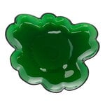 Marimekko Unikko glass plate, 20 cm,  deep green, view 1