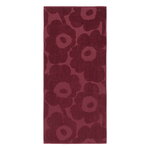 Marimekko Serviette de bain Unikko Solid, 70 x 150 cm, bordeaux, image produit