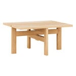 Moebe Rectangular coffee table, 60 cm, oak, product image