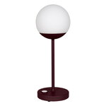 Fermob Mooon! Max table lamp, 41 cm, black cherry