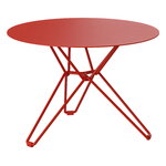 Massproductions Tavolino Tio, 60 cm, basso, rosso puro