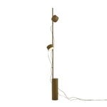 Muuto Post floor lamp, brown green