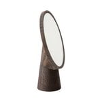 Wooden Kuvastin mirror, medium, smokey brown, view 1