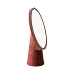 Wooden Kuvastin peili, keskikokoinen, punainen, näkymä 1