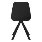 Viccarbe Maarten chair, metal swivel base, black