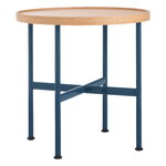 Magis Motta Low table, 50 cm, blue - oak, product image