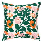 Marimekko Pieni Green Green cushion cover, 50 x 50 cm, white-green-pink-orange, product image