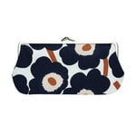 Marimekko Mini Unikko Silmälasikukkaro, valk -t.sin. -puuteri -hiili