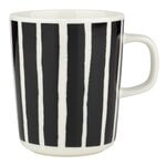 Marimekko Oiva - Piccolo Tasse, 2,5 dl, weiß - schwarz