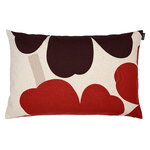 Marimekko Unikko cushion cover, 40 x 60 cm, linen - red
