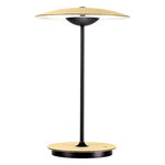 Marset Ginger 20 M table lamp, brushed brass - white