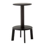 &Tradition Tabouret de bar Massif AV39, chêne teinté foncé - noir chaud