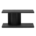 Massproductions Table Bit, chêne teinté noir