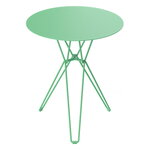 Massproductions Tio table, 60 cm, high, oilcloth green
