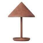 Mater Terra  portable lamp, coffee waste rust red, product image