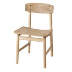 Mater Conscious 3162 chair, soaped oak - coffee waste light, product image