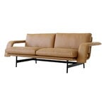 &Tradition Meantime AV30 2-Sitzer Sofa, warm black - cognac Noble Leder, produktbild