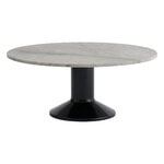 Muuto Midst coffee table, grey marble - black, product image