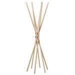 Møbel Copenhagen Coat standing coat rack, white oiled ash - polished aluminium, product image