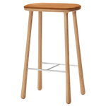 Møbel Copenhagen Cuba Barhocker, 77 cm, Eiche geölt - Cognacleder, produktbild