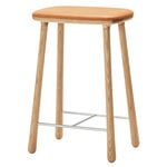 Møbel Copenhagen Cuba Barhocker, 66 cm, Eiche geölt - Sandfarbenes Leder, produktbild