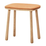 Møbel Copenhagen Cuba stool, oiled oak - sand leather, product image