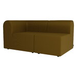 Montana Furniture Paradigm two-seater sofa with open end, right, Steelcut 985 olive green, product image