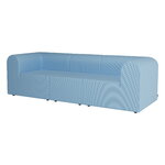 Montana Furniture Paradigm Dreisitzer-Sofa, Nobel 66266 Hellblau, produktbild