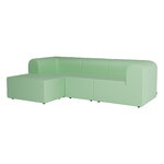 Montana Furniture Drei-Sitzer-Sofa Paradigm mit Hocker, links, Hero 912 hellgrün, produktbild