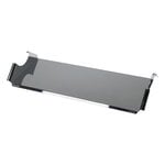Pedestal Moon Tray shelf, chrome, product image