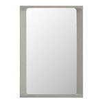 Muuto Arced spegel, 80 x 55 cm, ljusgrå