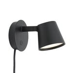 Muuto Lampada da parete Tip, nera