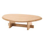 Karimoku Case N-CT04 sohvapöytä, 83 x 125,5 cm, lakattu tammi, tuotekuva