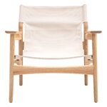 Karimoku Case N-LC02 sillón, roble lacado - lona natural, imagen del producto