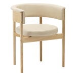 Karimoku Case N-SC01 side chair, lacquered oak - greige Vidar 4 0222, product image