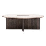 Karimoku Case N-ST01 Loungetisch, 100 x 100 cm, geräucherte Eiche - Marmor, produktbild