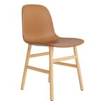 Normann Copenhagen Sedia Form, rovere - pelle Ultra brandy, vista 1
