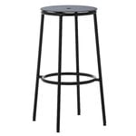 Normann Copenhagen Sgabello da bar Circa, 75 cm, acciaio nero - alluminio nero