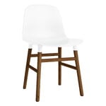 Normann Copenhagen Form chair, white - walnut, view 1