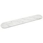 Northern Podium board, 90 cm, mixed white marble