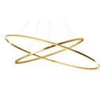 Nemo Lighting Ellisse Double Pendelleuchte, Direktlicht 2700K, Gold