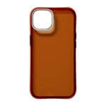 Nudient Form Case for iPhone 13 Pro , clear brown
