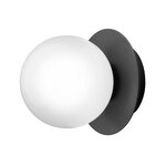 Nuura Liila 1 wall/ceiling lamp, small, black - opal