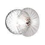 Nuura Liila 1 wall/ceiling lamp, small, silver - optic clear, product image