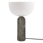 New Works Kizu table lamp, large, grey marble