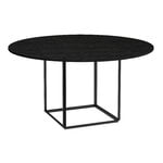 New Works Florence dining table 145 cm, black - black stained ash