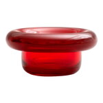 Nedre Foss Sirkel tealight holder, mid winter red